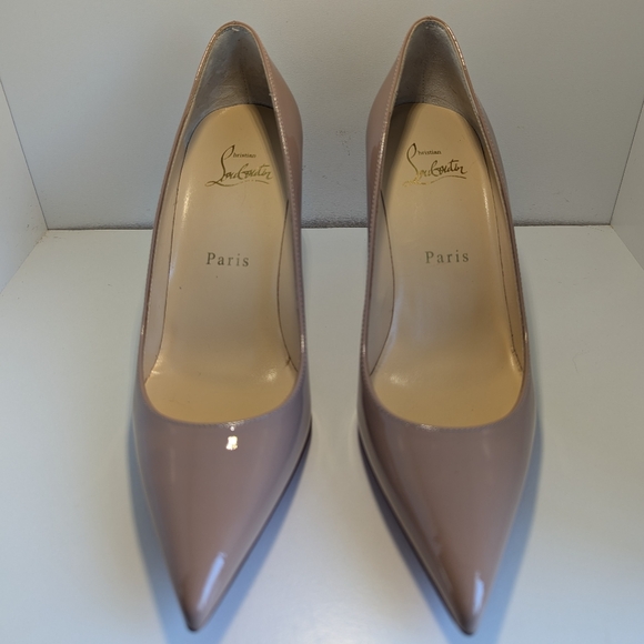 Christian Louboutin Kate 85 Patent Leather Pumps - Picture 4 of 9